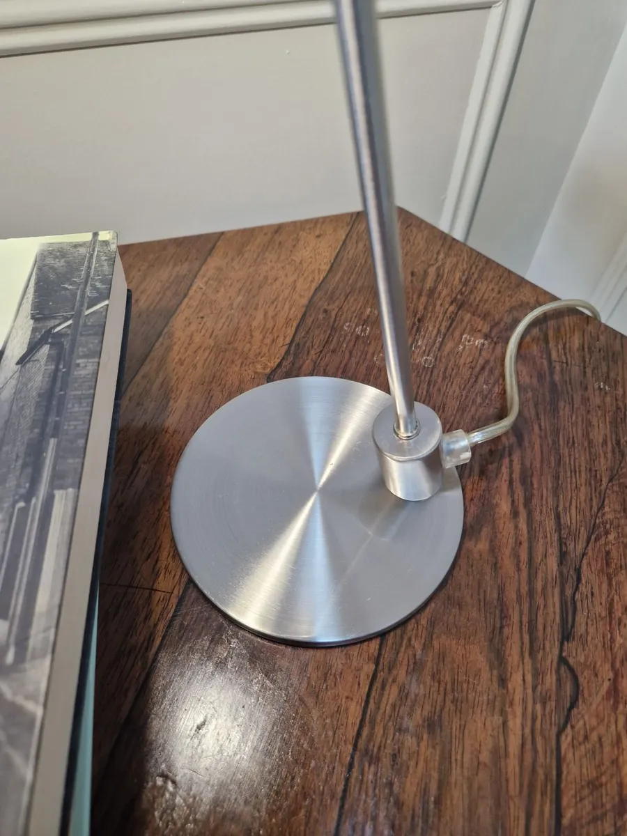 Vintage Aluminor blue desk lamp, retro design - Image 2