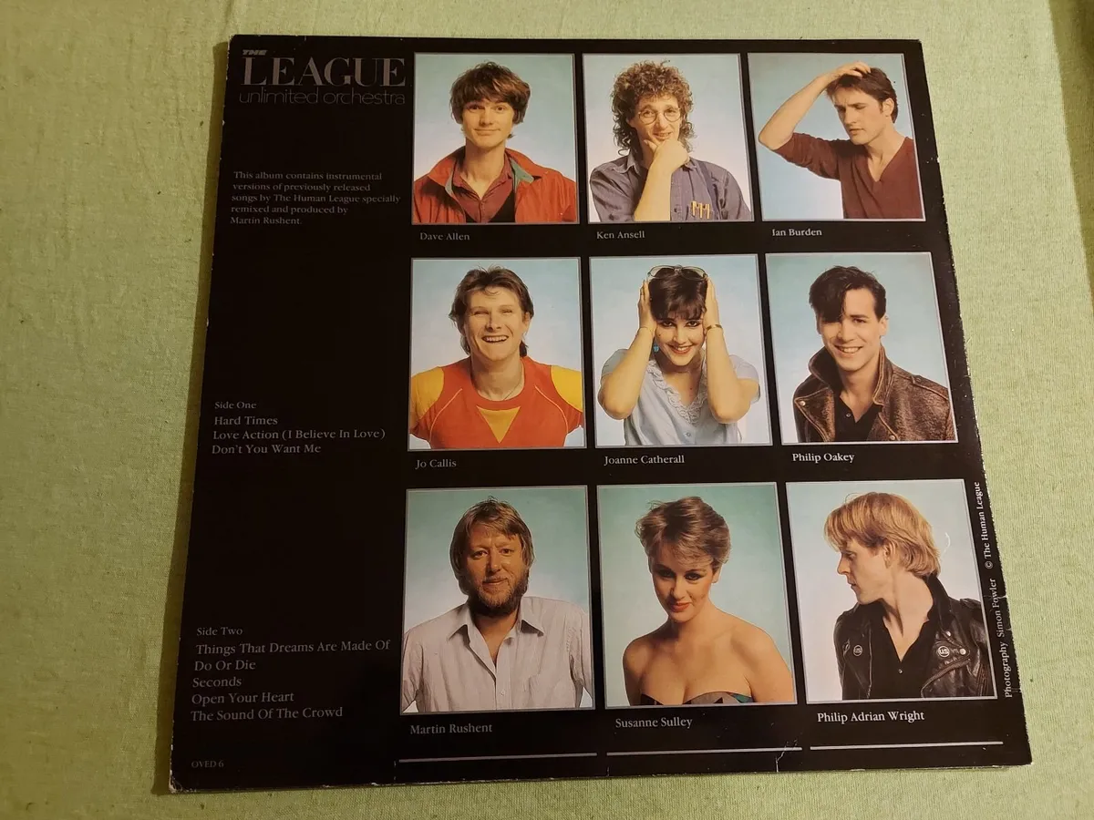 THE HUMAN LEAGUE - VINYL RECORDS - ALL CLEANED - Image 4