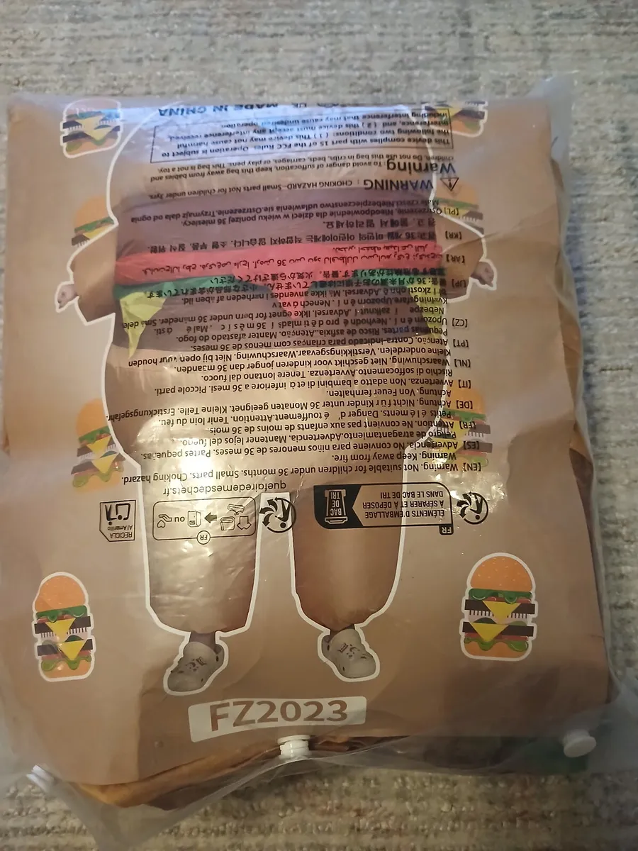 Inflatable Hamburger Costume - Image 2