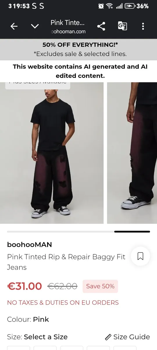 4 baggy pants brand new - Image 1