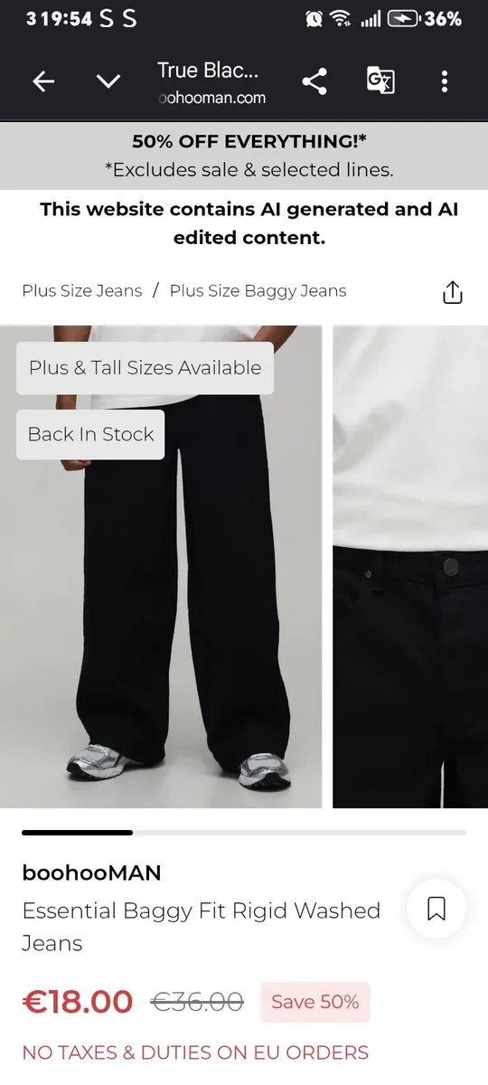 4 baggy pants brand new - Image 2