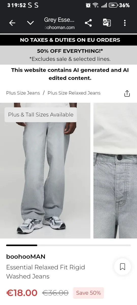 4 baggy pants brand new - Image 4