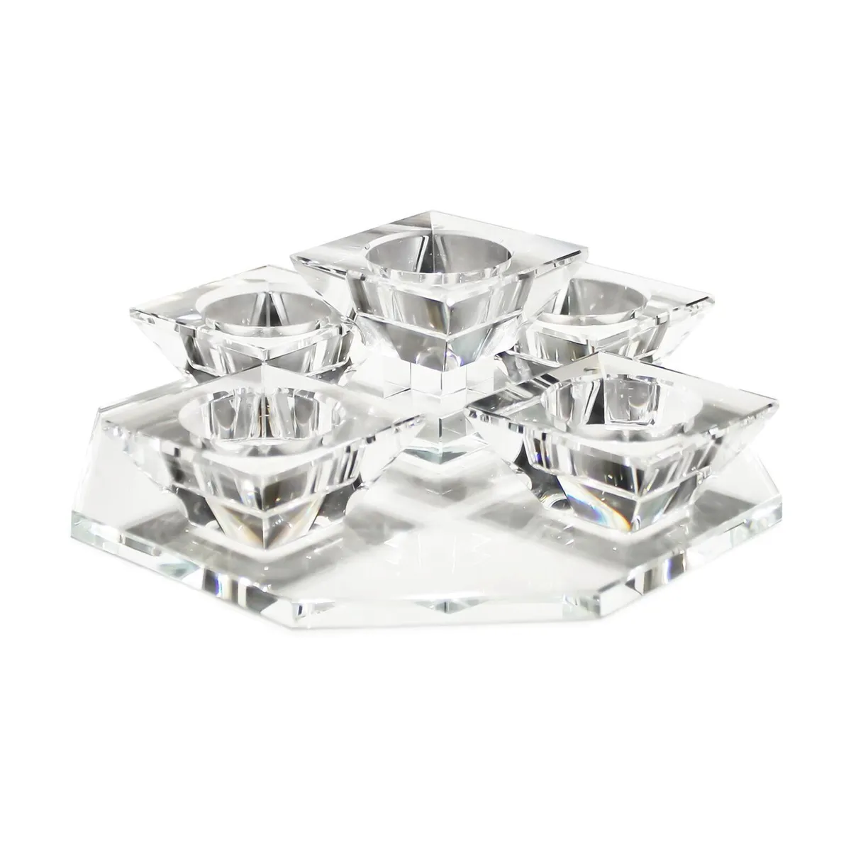 Cashel Living crystal waterfall 5 tealight holder - Image 2
