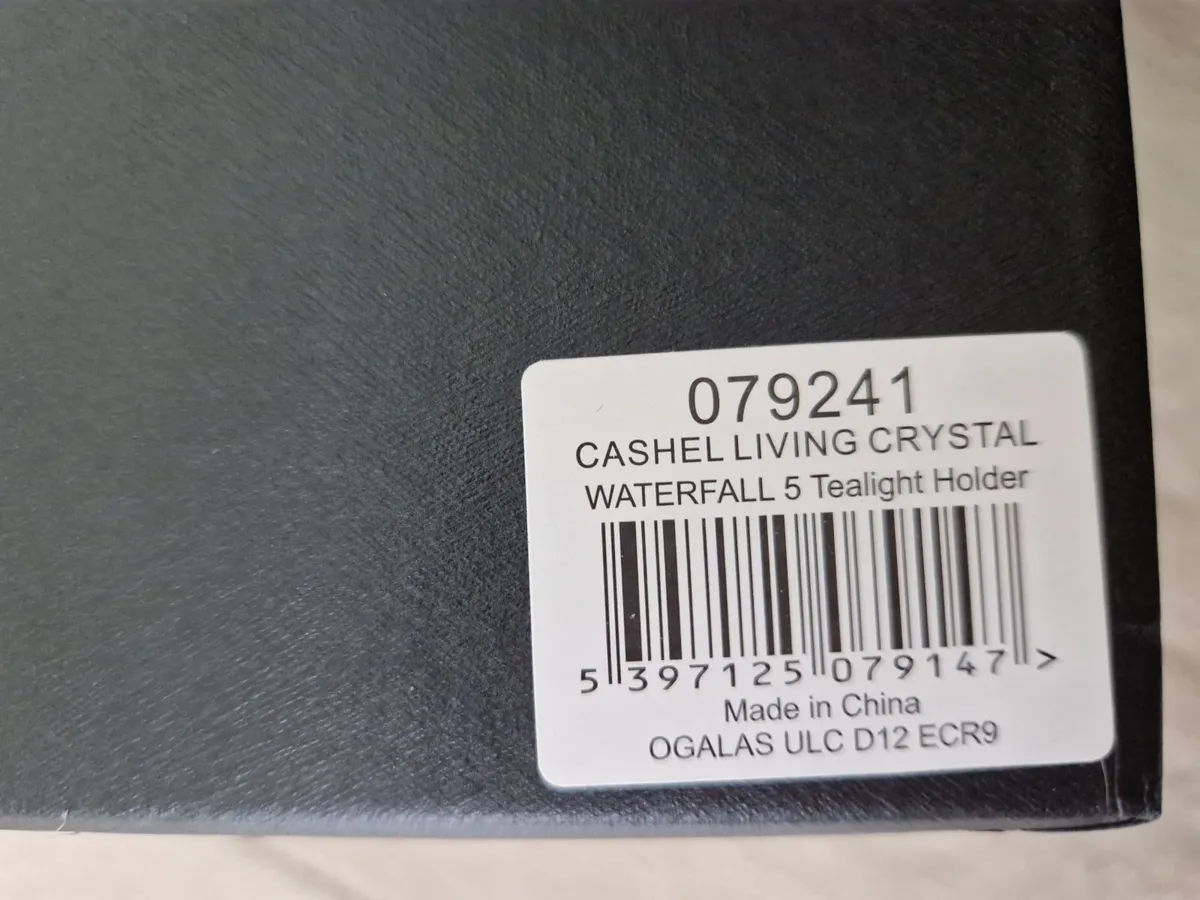 Cashel Living crystal waterfall 5 tealight holder - Image 4
