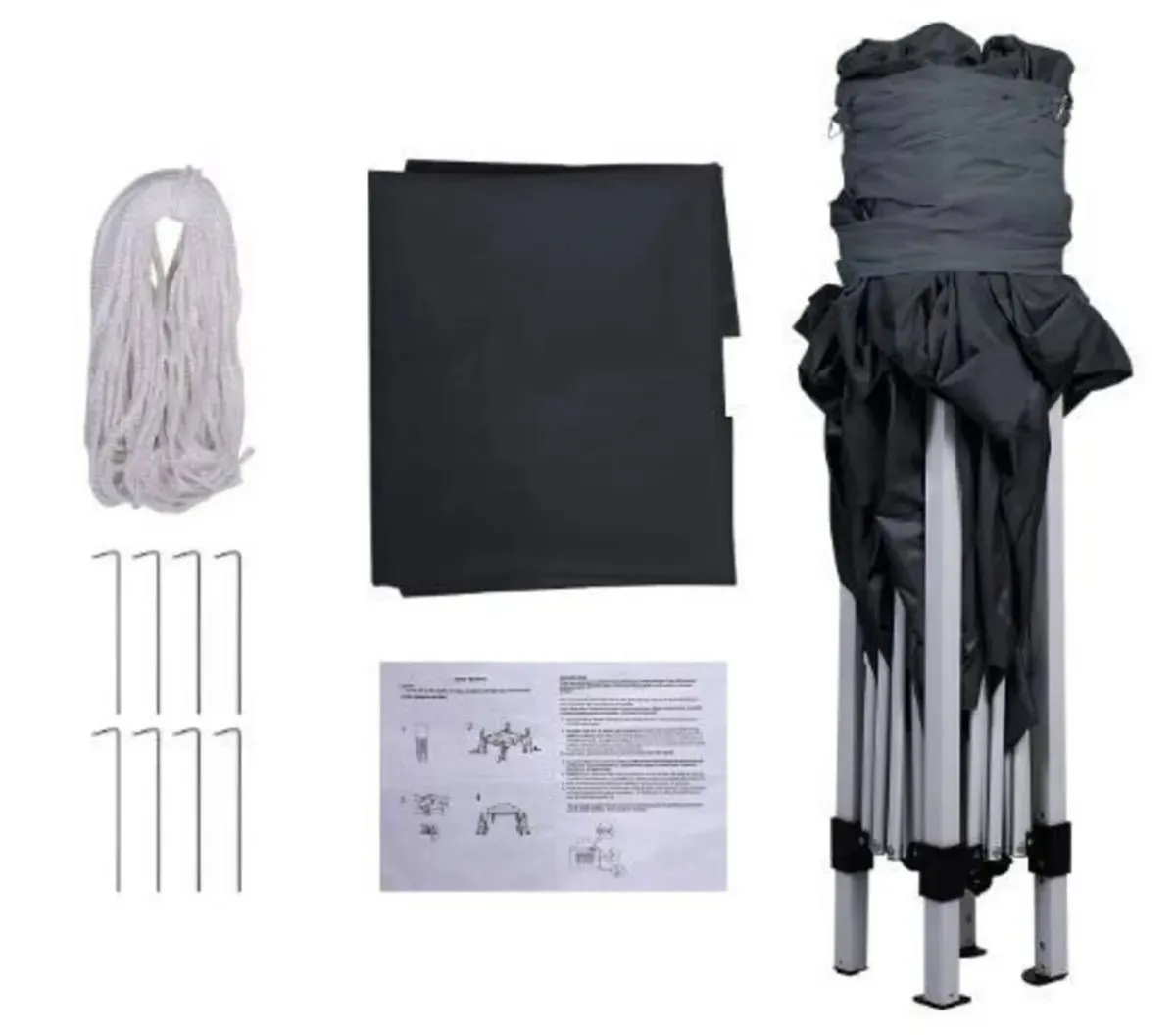 Gazebo 3x3m Foldable Waterproof Outdoor Tent - Image 3