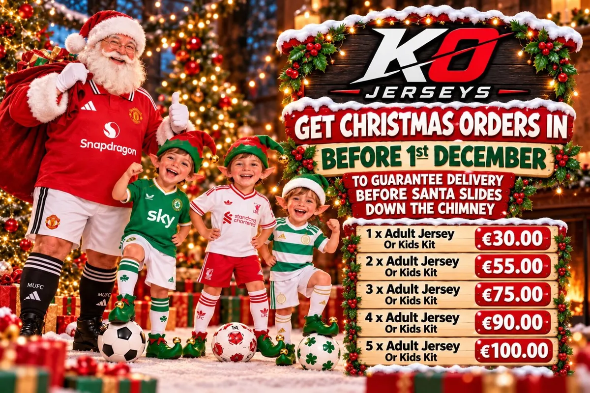 Football Kits & Jerseys Ready For Christmas - Image 2