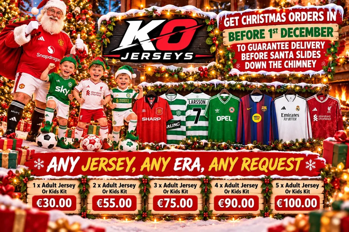 Football Kits & Jerseys Ready For Christmas - Image 3
