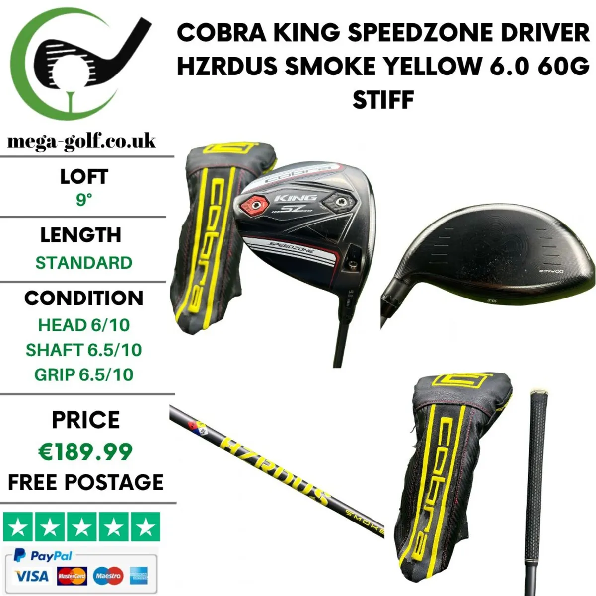 Cobra King Speedzone Driver / 9° / Stiff - Image 1