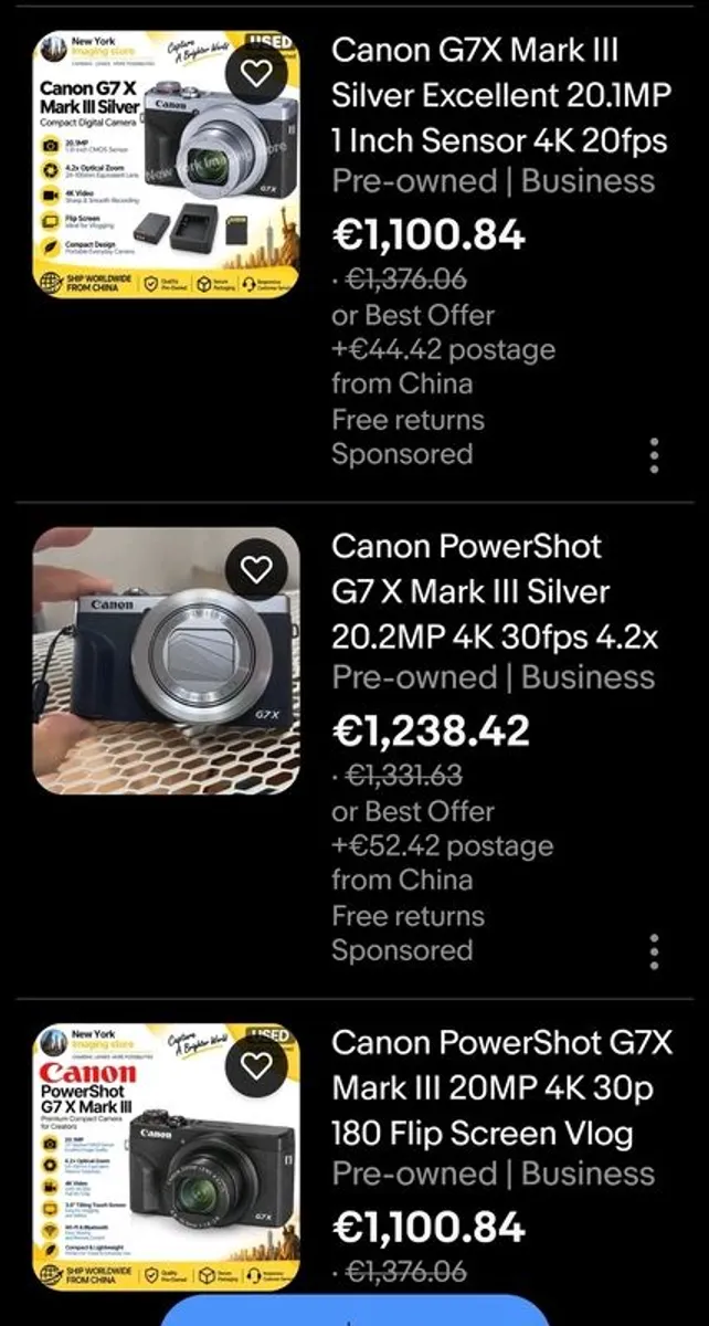 Canon G7X mark 111 - Image 3