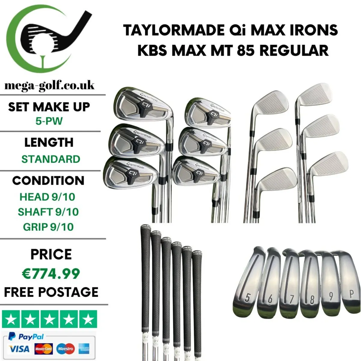 Taylormade Qi Max Irons / 5-Pw / Regular - Image 1