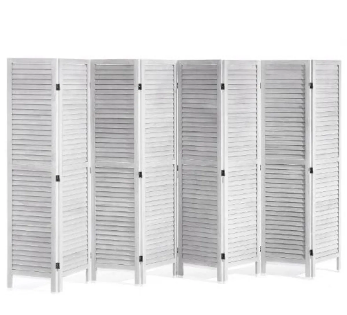 Wood Room Divider, 8 Panel Wood Folding - Image 2