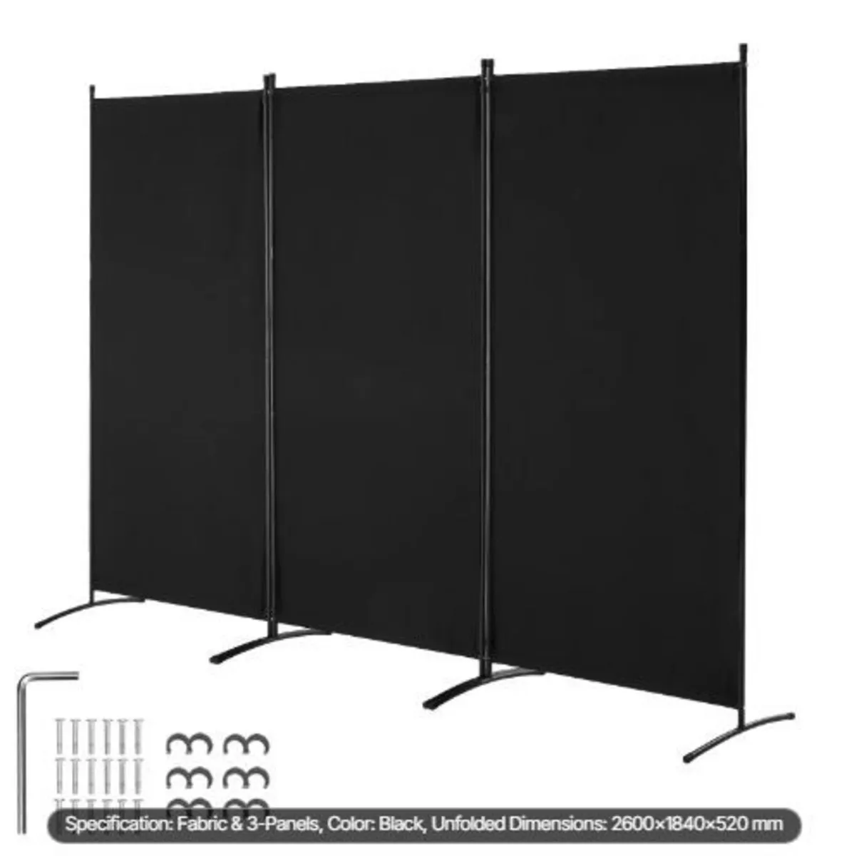 Room Divider, 3 Panels Room Divider - Image 1