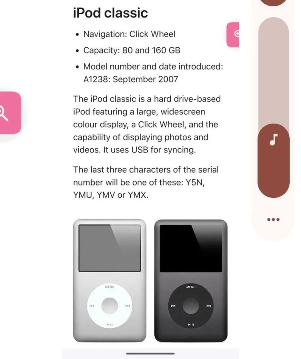 Apple iPod Classic 80 gb - Image 2