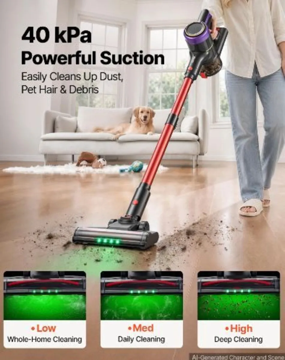 Cordless Vacuum Cleaner 400W - Image 2