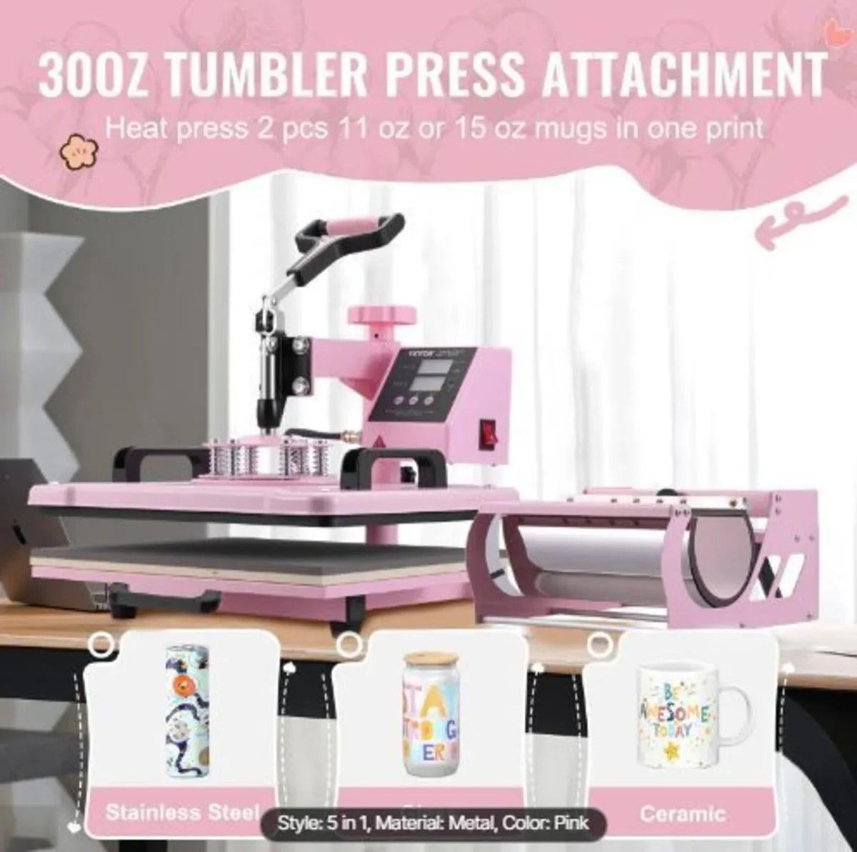 Heat Press Machine 300 x 380 mm 5 in 1 - Image 4