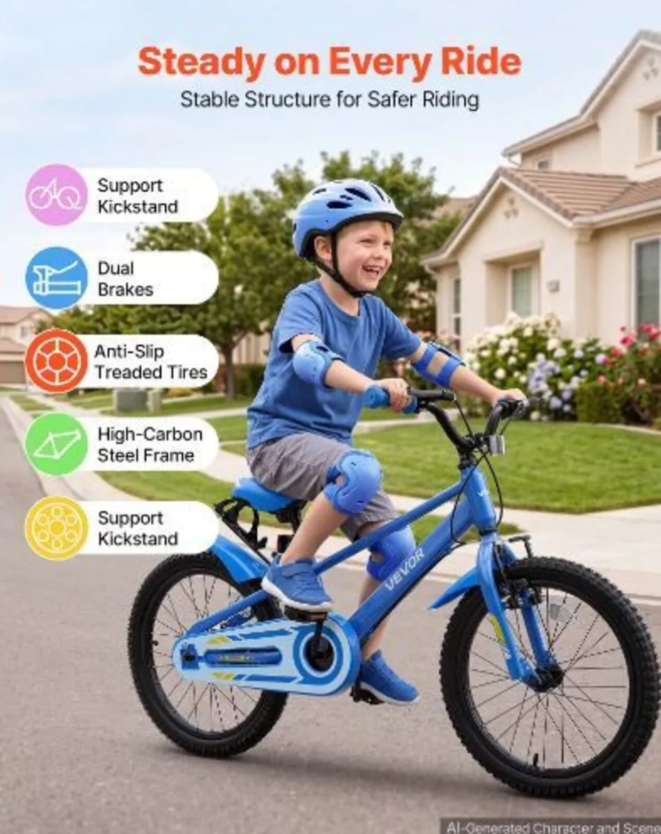 Kids Bike, 20 in Children Bicycle - Image 3
