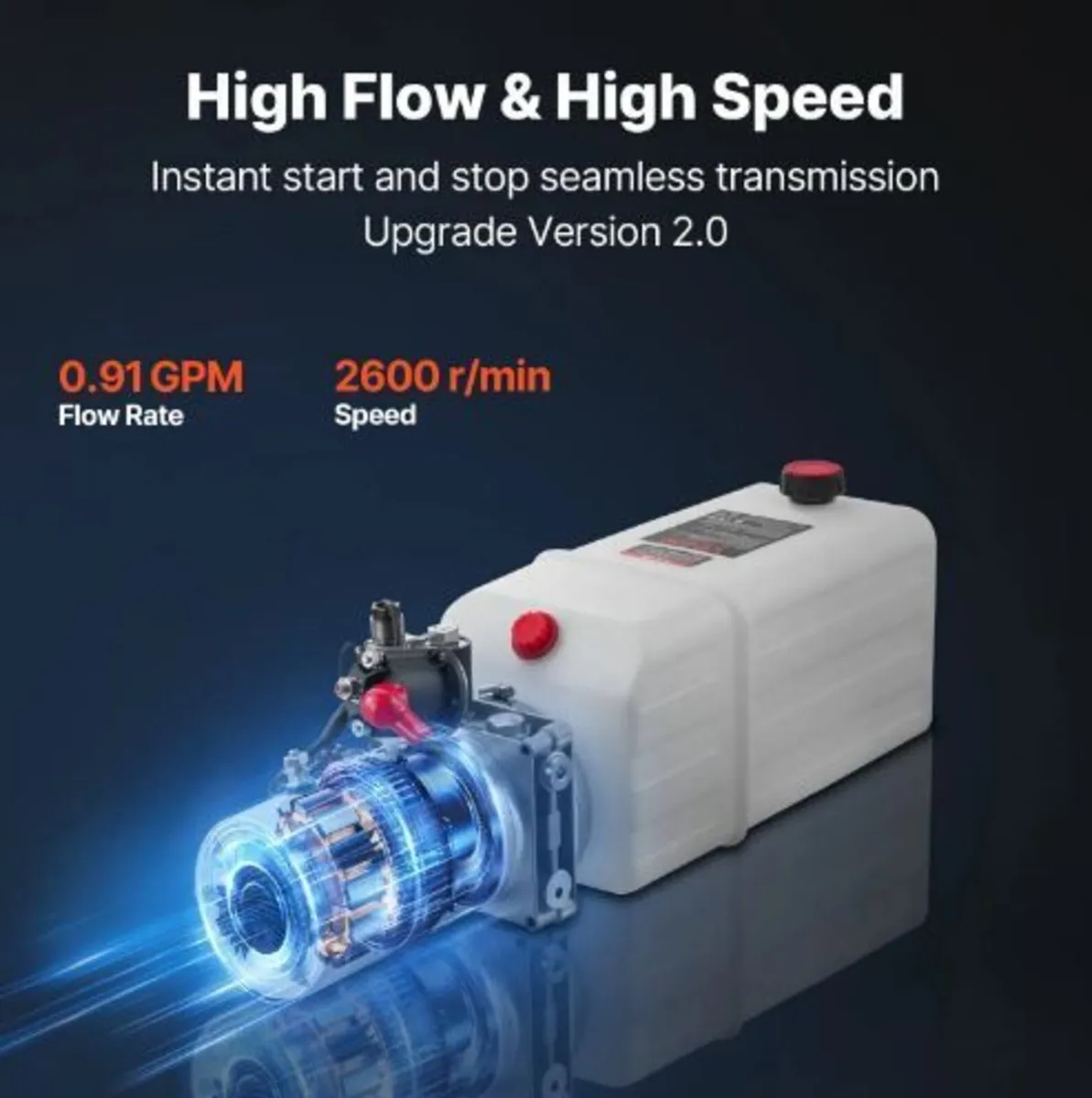 6 L Hydraulic Power Unit, Single Acting Dump - Image 4
