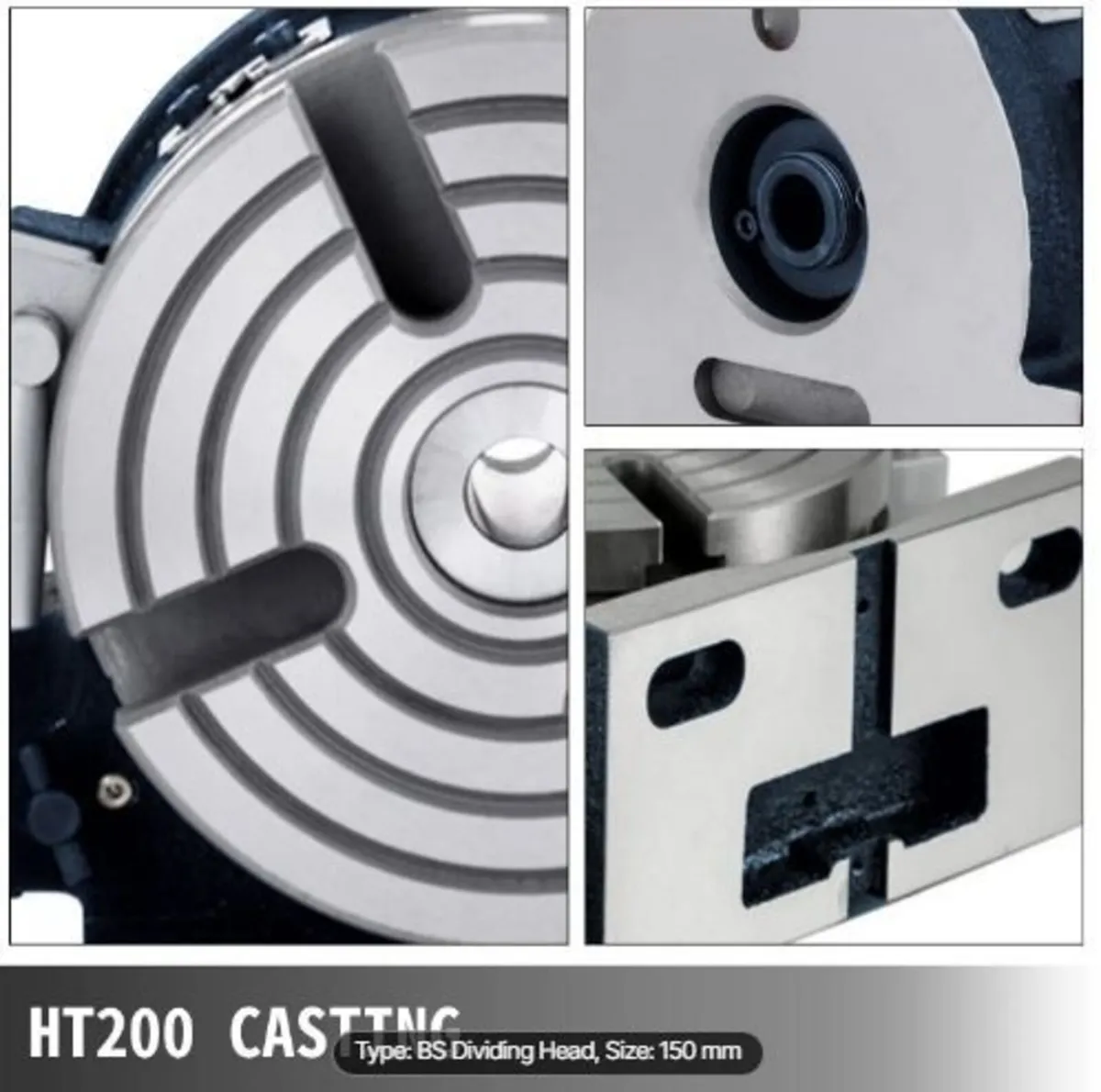 150mm/5.9In Vertical & Horizontal Rotary Table - Image 2
