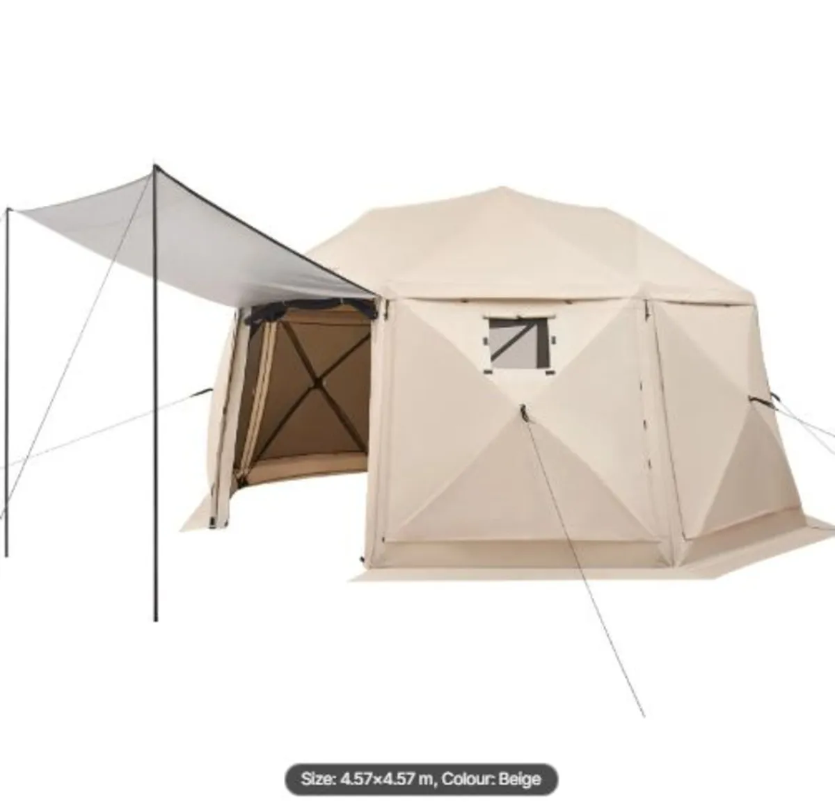 Pop up Gazebo Screen Tent, 4.57 x 4.57 m, 13-Sided - Image 3