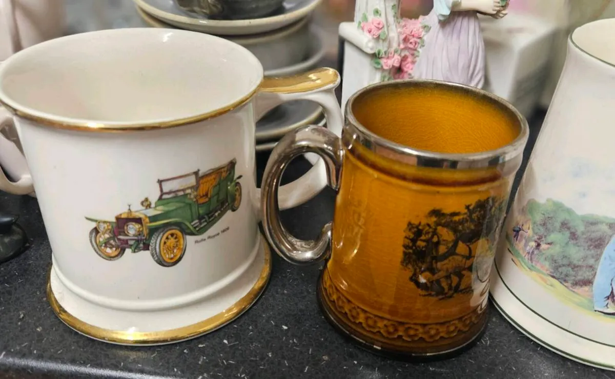 3 Collectable Mugs and Small Stein - Image 3