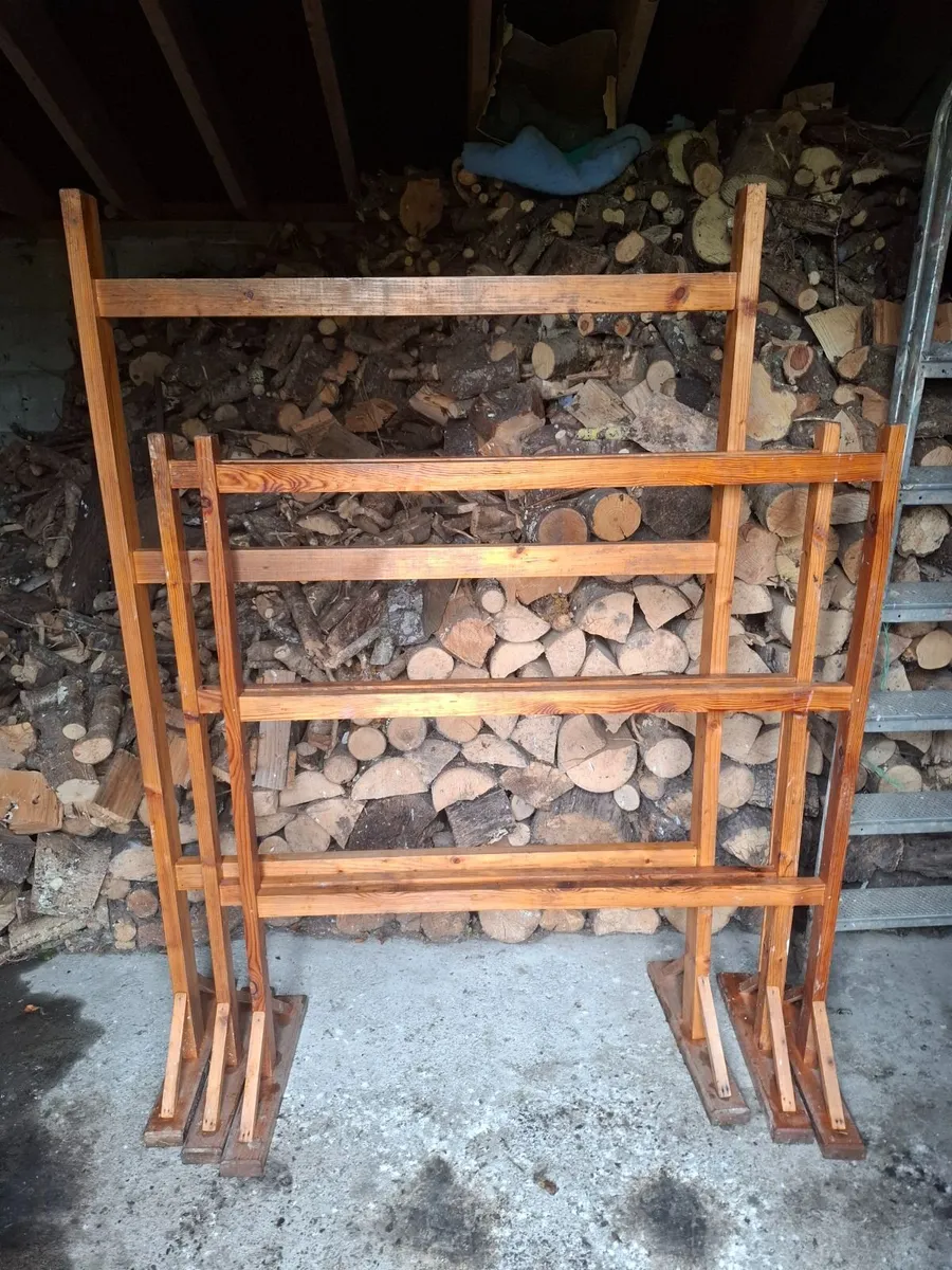 Pitch Pine Clothes stands - Image 3