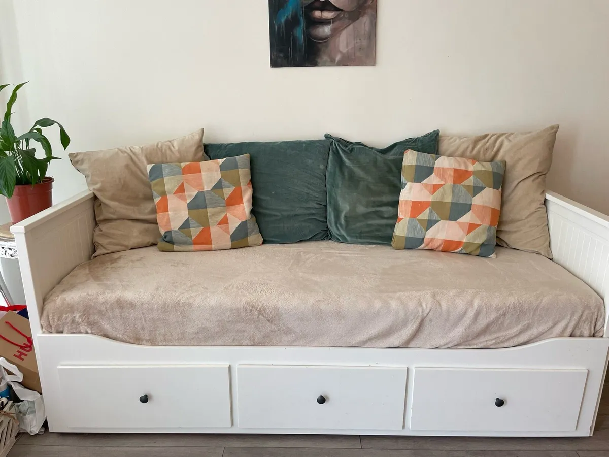 IKEA Hemnes Day bed + Mattresses - Image 1