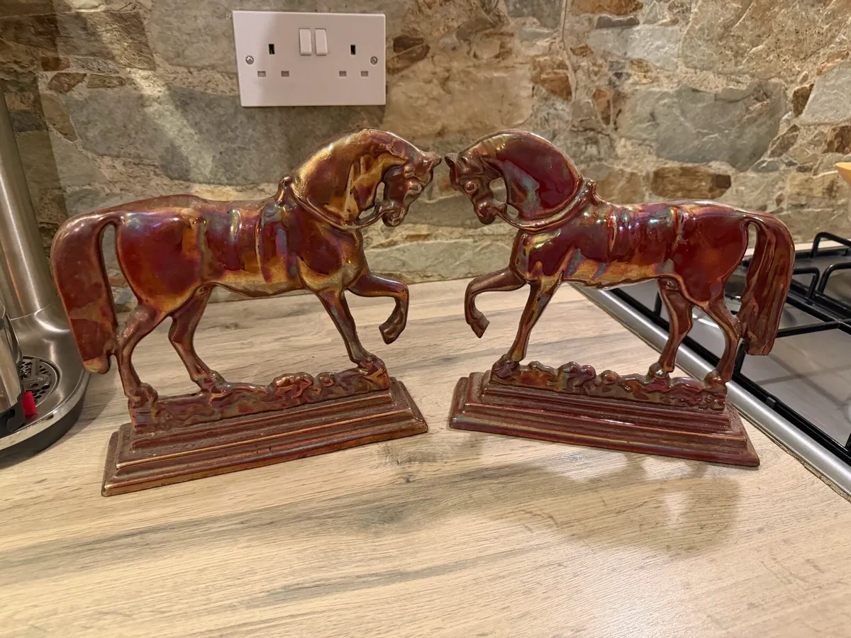 Pair of Irish Cast Iron Figures - Image 1