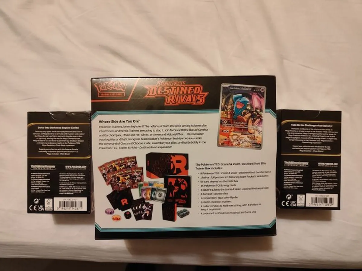 Pokemon ETB and Two Booster Bundles - Image 2