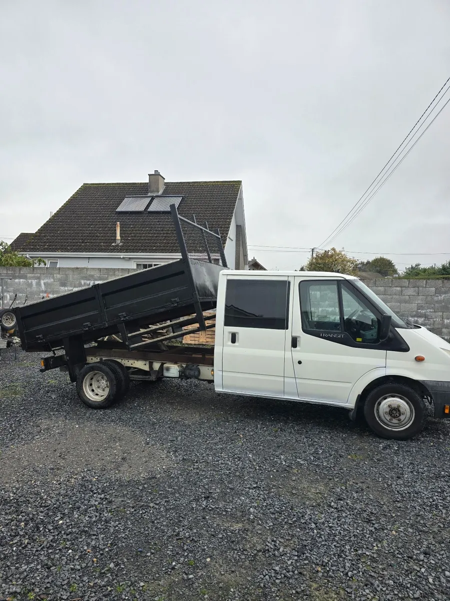 13 Ford Transit Crew Cab  Tipper - Image 2