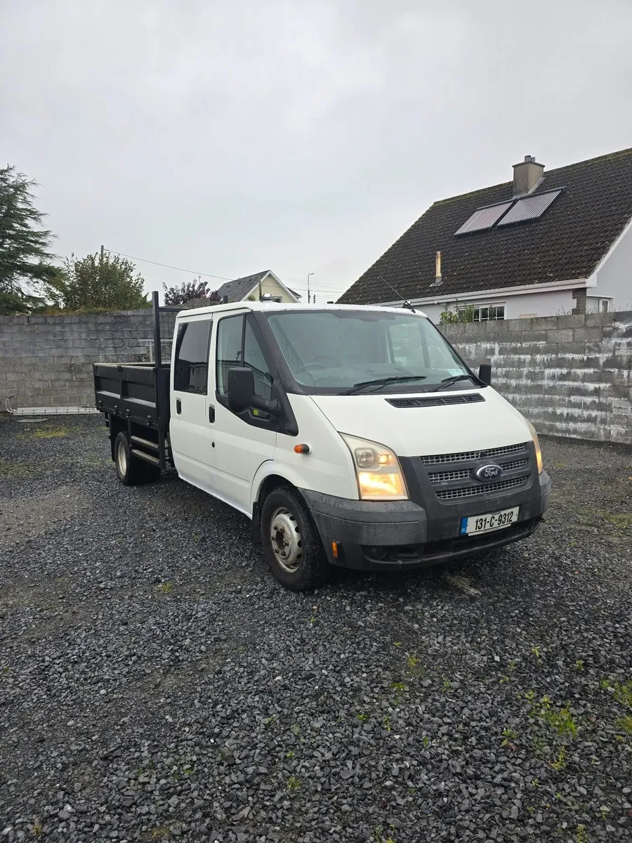 13 Ford Transit Crew Cab  Tipper - Image 4