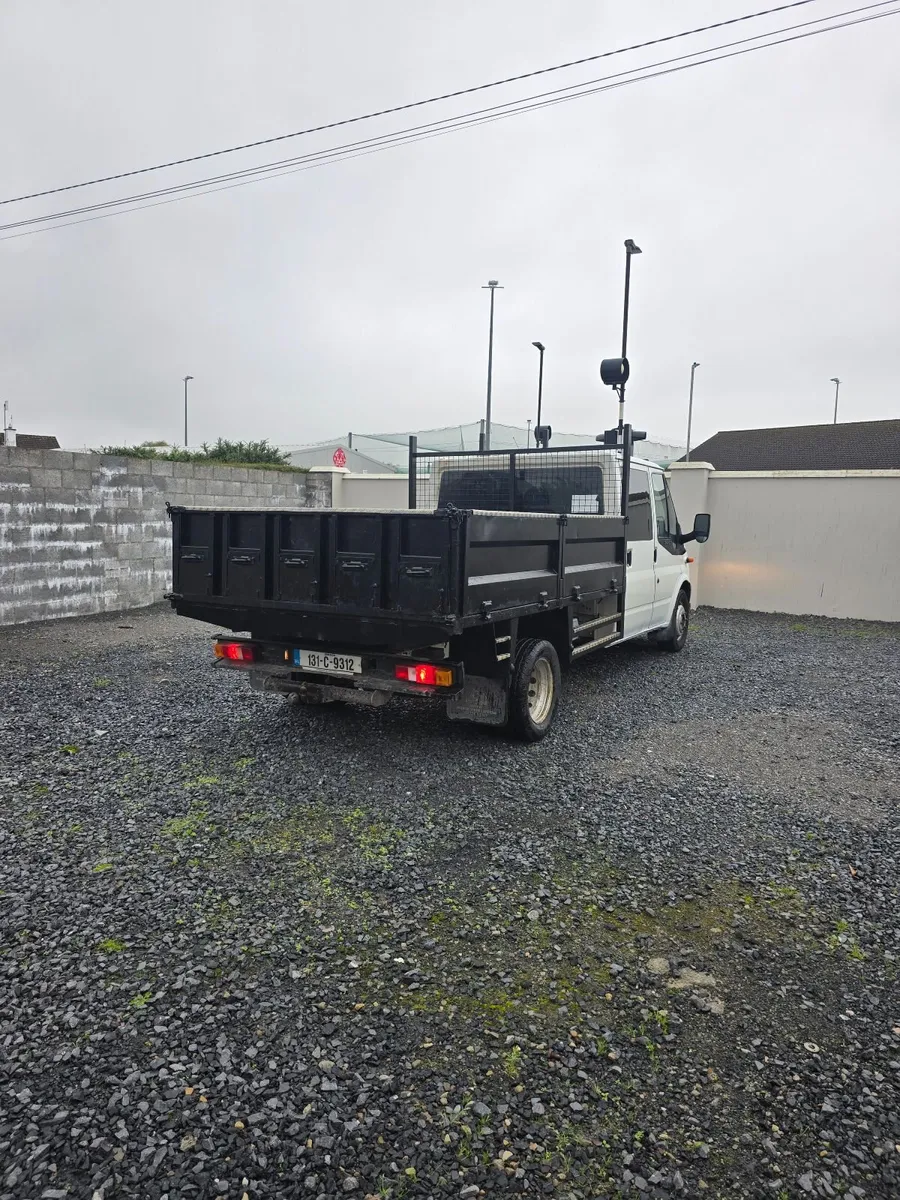 13 Ford Transit Crew Cab  Tipper - Image 1