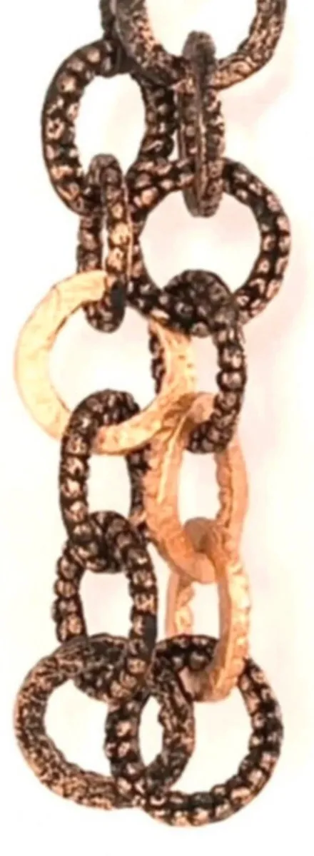 Interlocking Ring Statement Necklace - Image 2