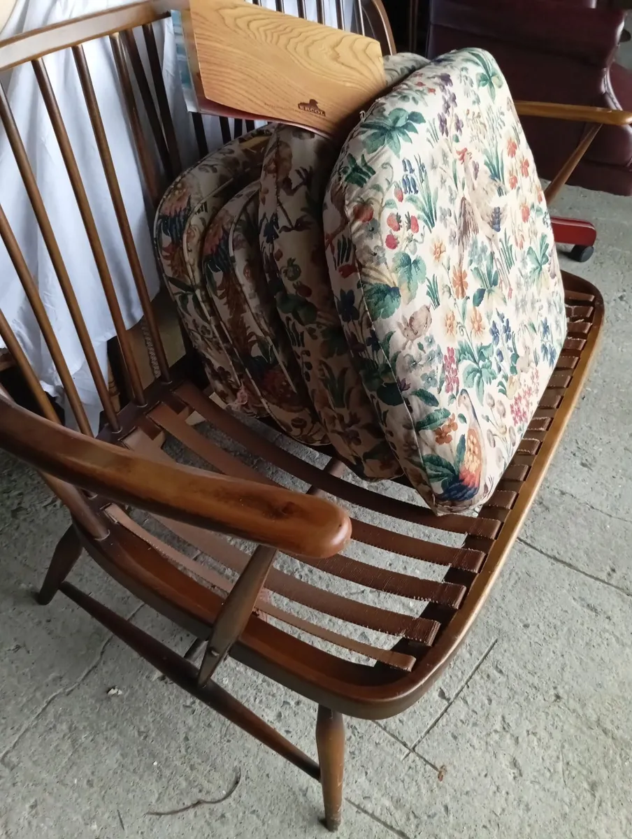 Ercol vintage 2 seater sofa - Image 1