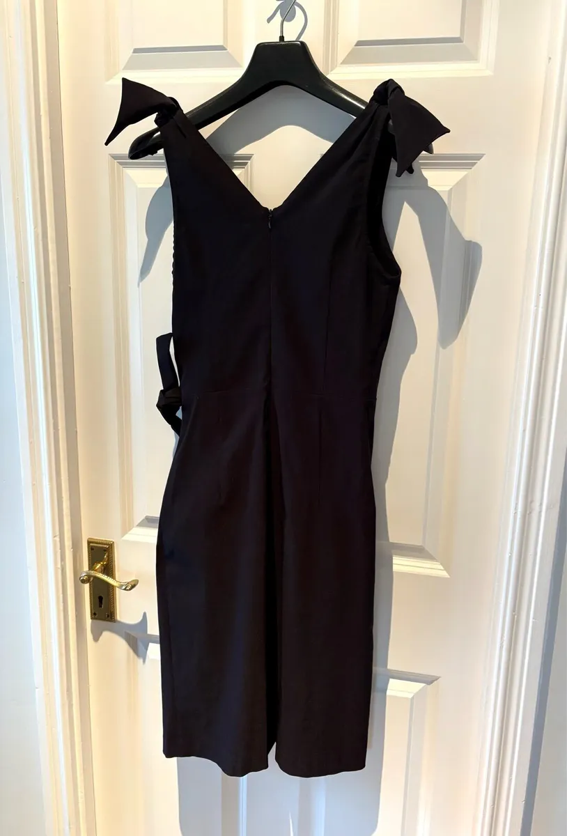 AWear Black Bow-Detail Cocktail Dress - Image 1