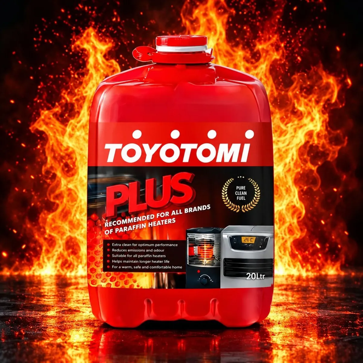 20 Litre Drum Toyotomi Plus Paraffin-Rolf fuel. - Image 4