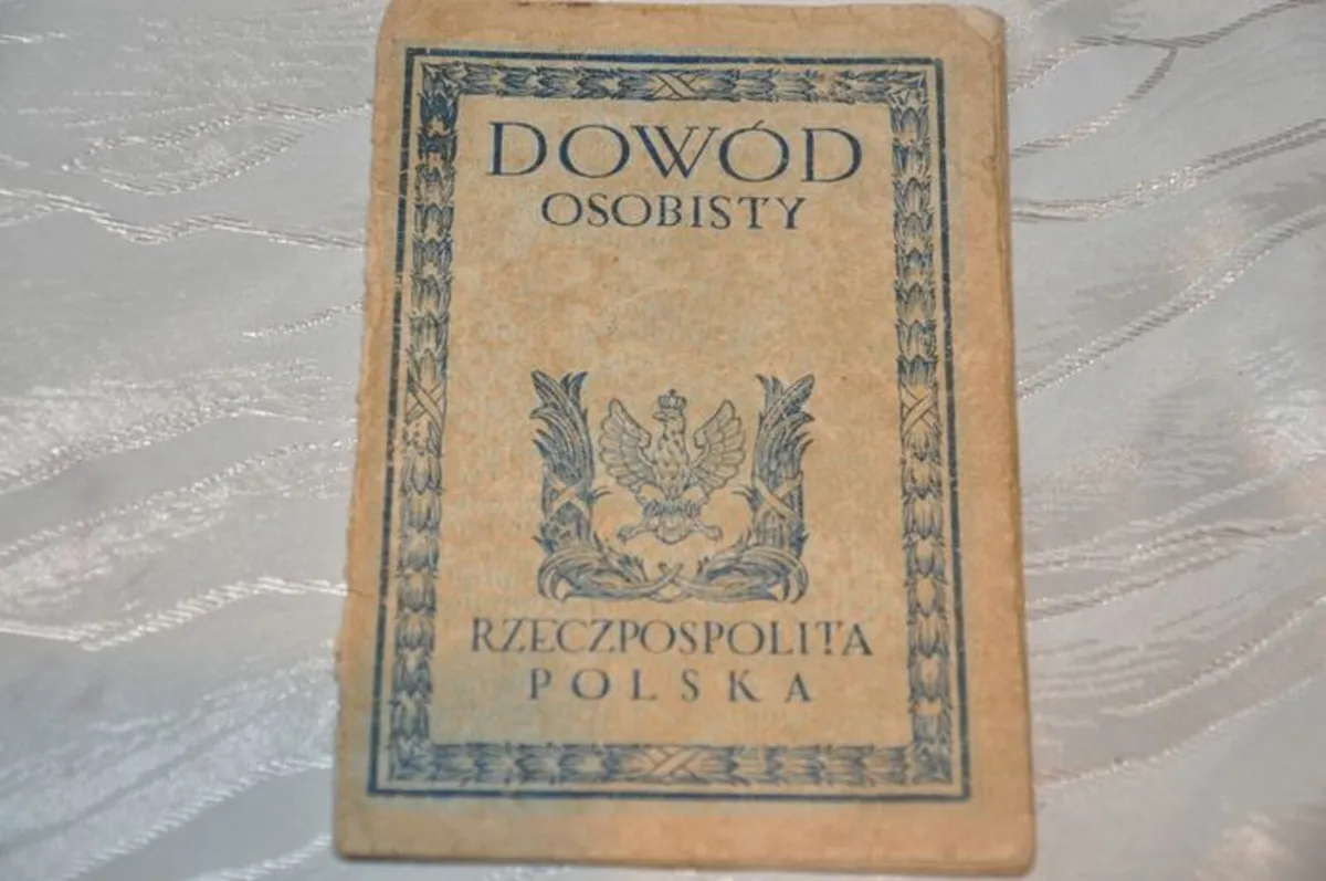 Vintage 1924 Polish ID Card - Image 1