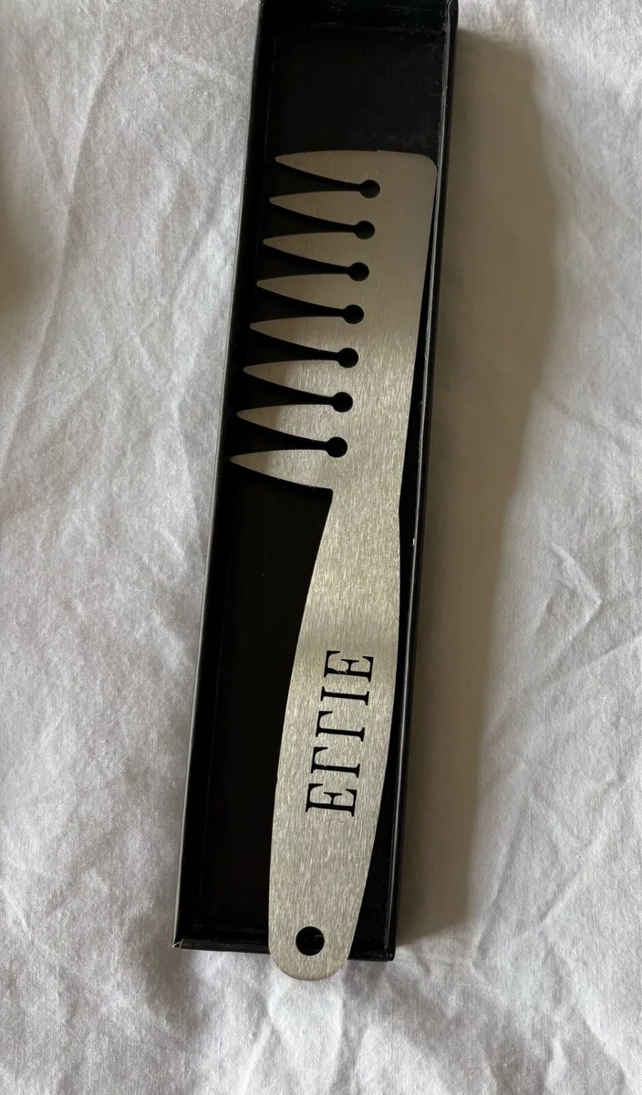 Professional Steel Styling Comb - Image 2