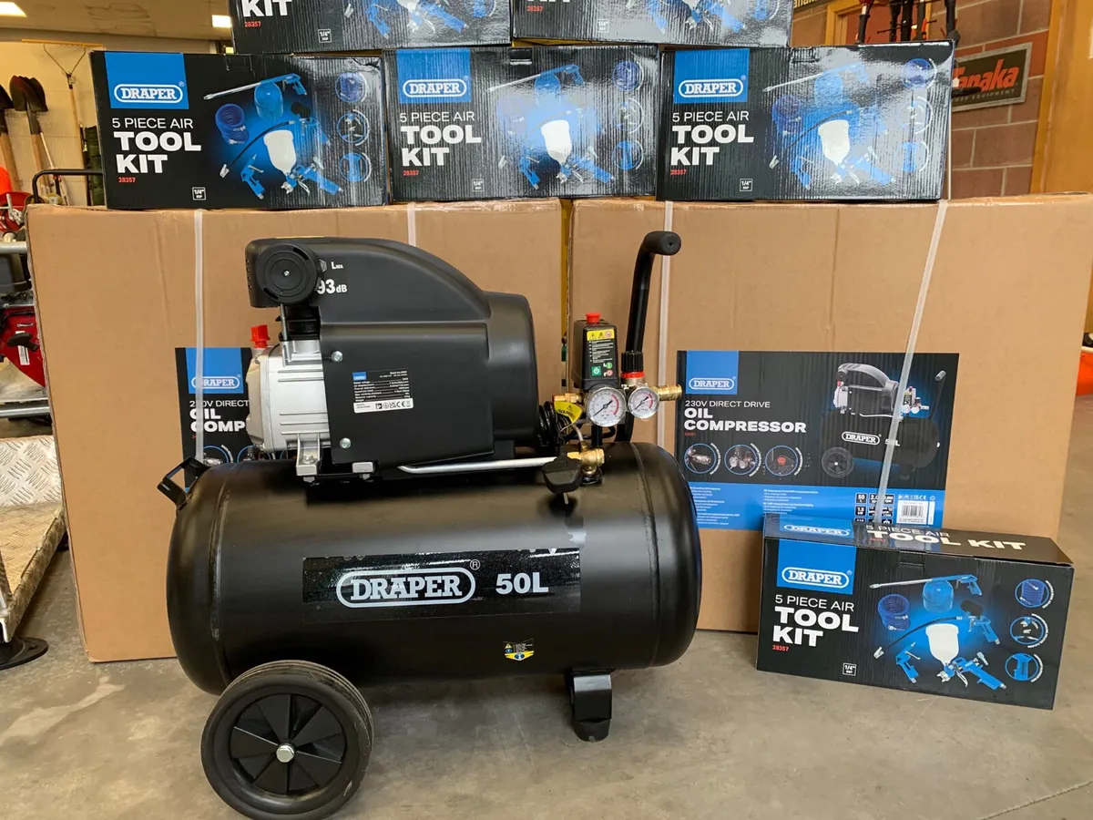 ⭐️Special Offer⭐️ Draper 50L compressor only £175