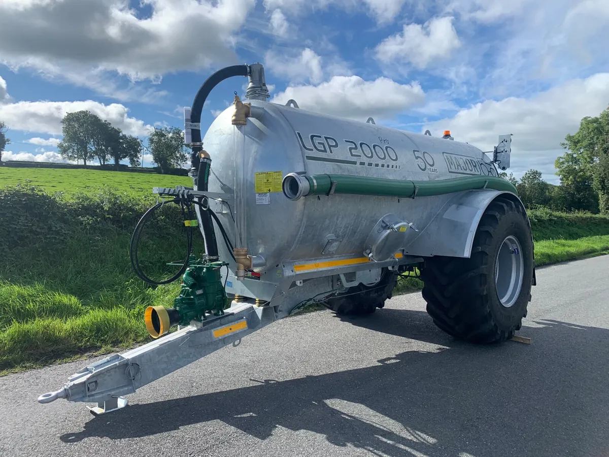 Major 2000 Slurry Tanker LGP PRO AVAILABLE NOW - Image 1