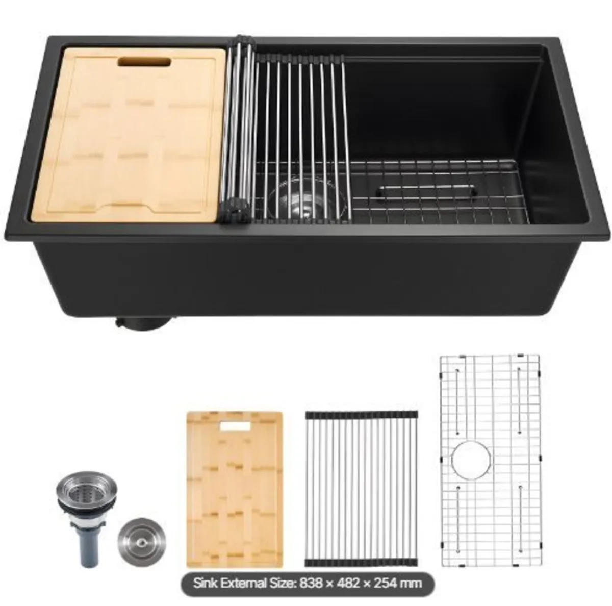 84 cm Kitchen Sink Workstation - Image 3