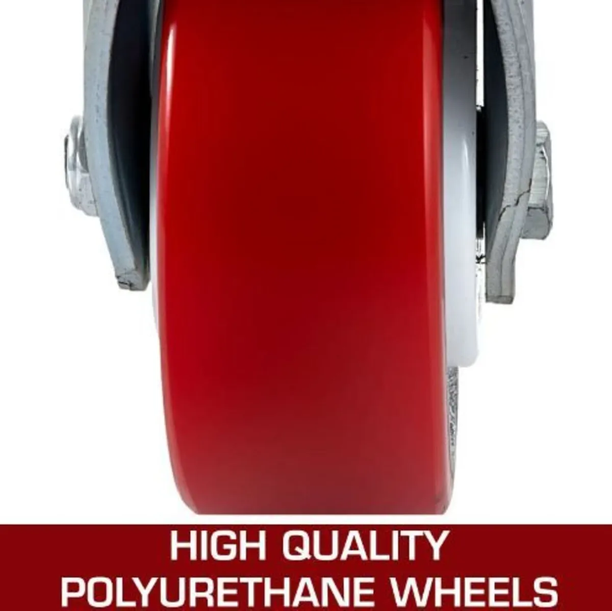 4 Pack 15.24 x 5.08 cm Caster Wheels - Image 3