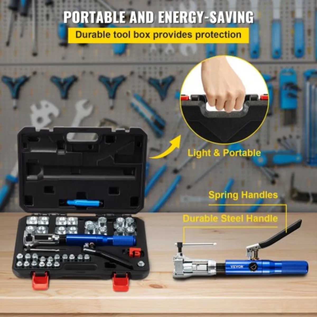 Hydraulic Flaring Tool Kit, 45° Double Flaring Too - Image 4