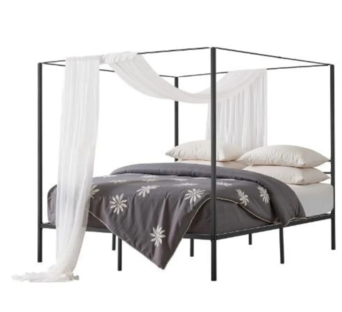 King Size Canopy Bed Frame - Image 1