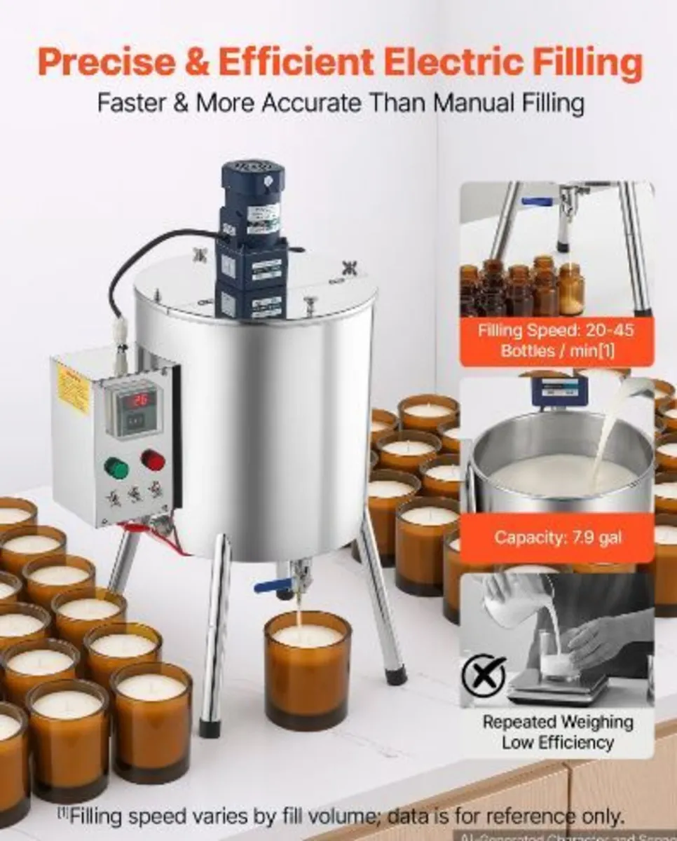 Liquid Filling Machine, 30 L Hopper - Image 3