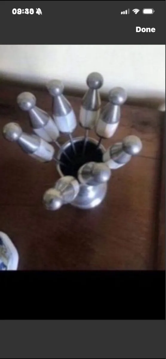 Mother of Pearl Snack Fork Set - Image 1