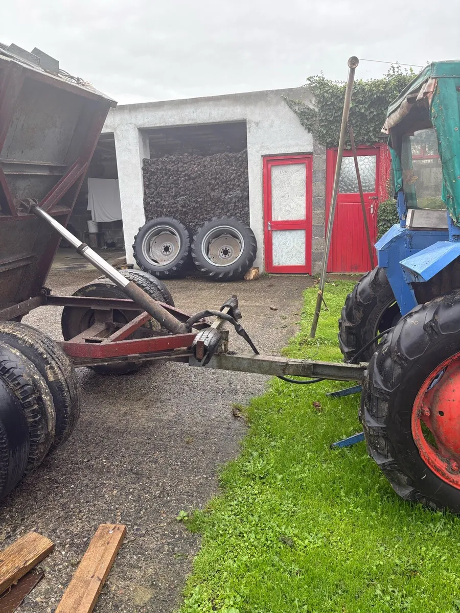 Tractor & trailer. Vintage - Image 4