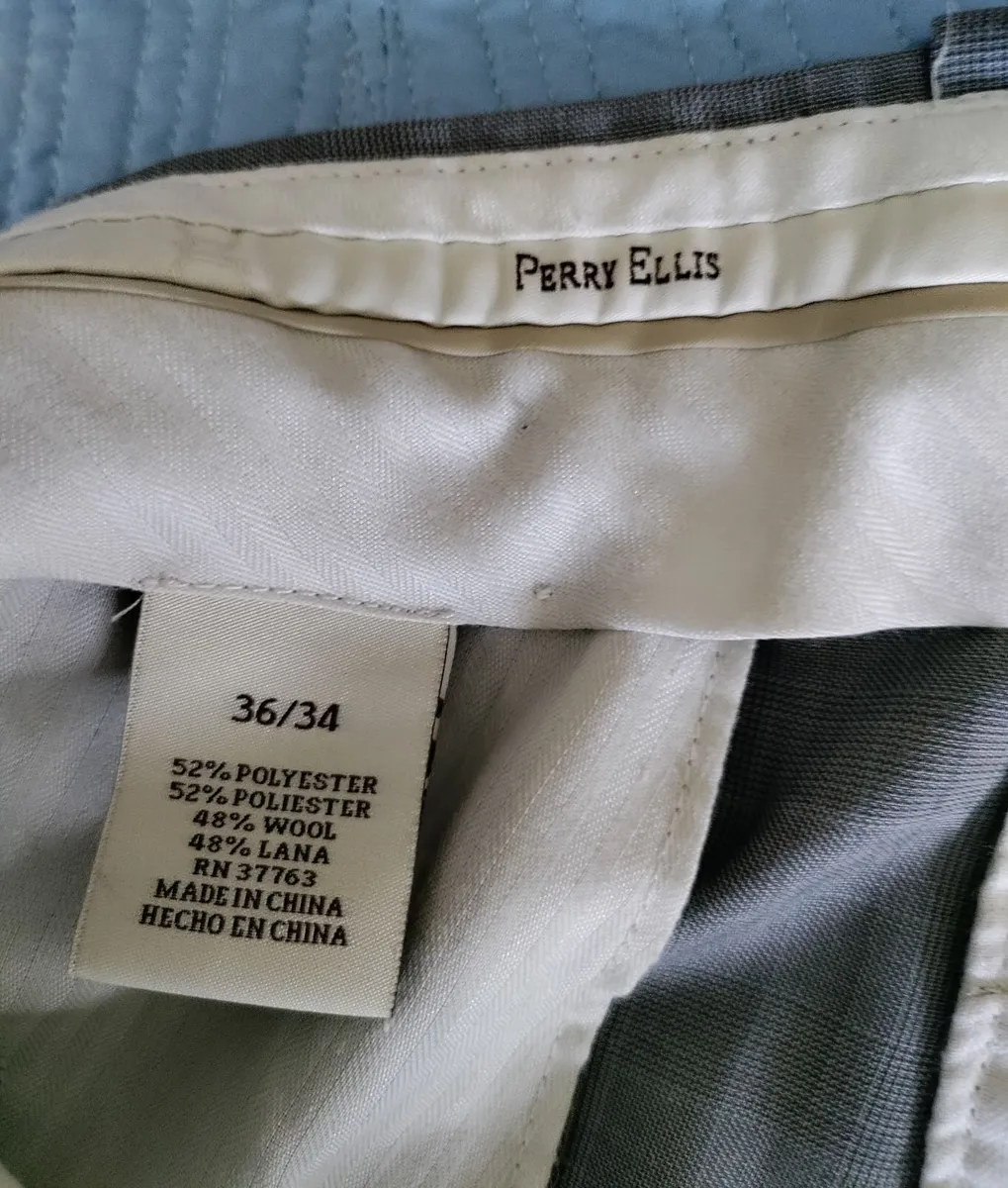 Perry Ellis trousers 36W/30L - Image 3