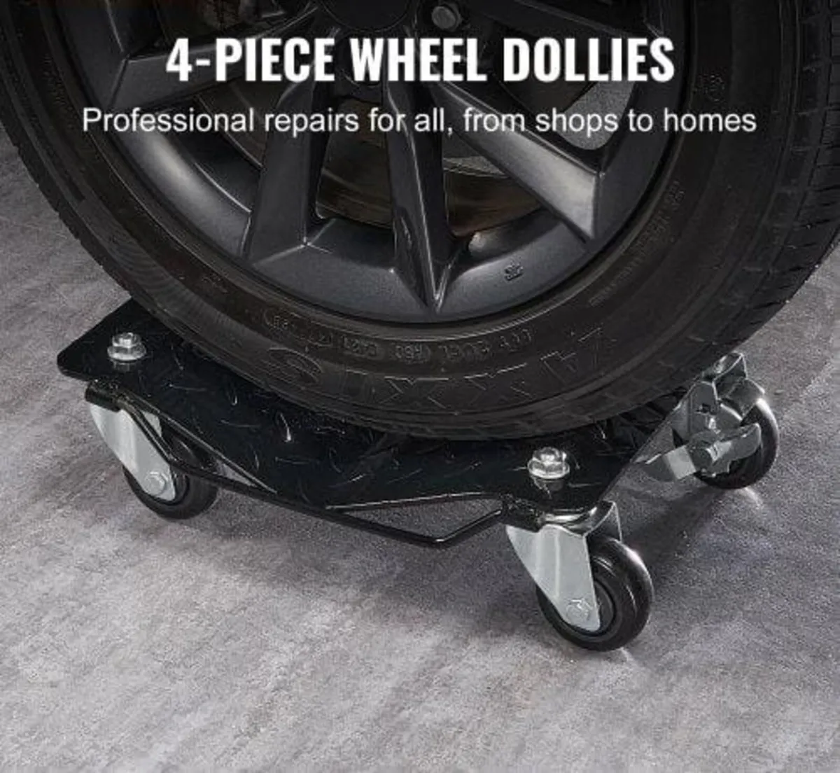 Car Dolly Wheel Tire Dolly 4 PCS Heavy Duty Skate - Image 3