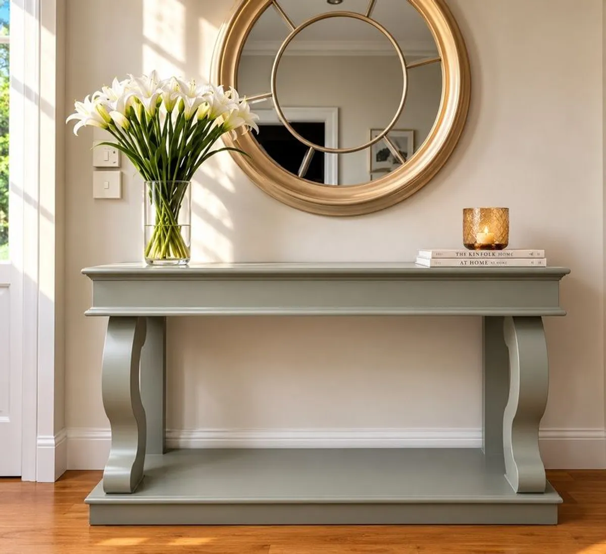 Ventura Console / Hall Table - Little Greene Paint - Excellent Condition - Image 1