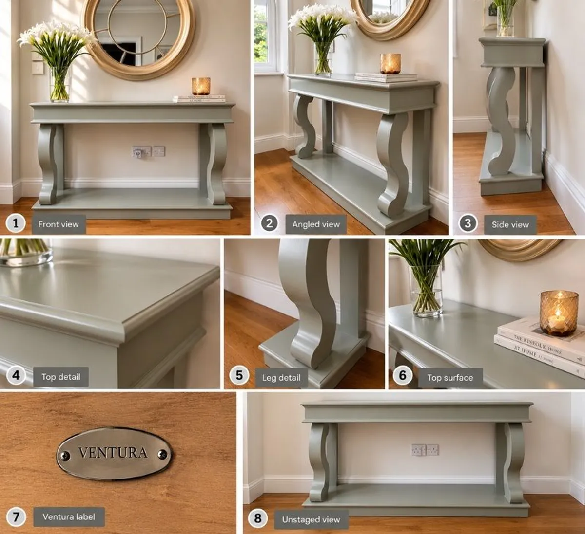 Ventura Console / Hall Table - Little Greene Paint - Excellent Condition - Image 2
